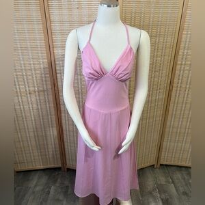 Betsey Johnson New York Pink Midi Dress